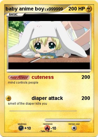 Pokemon baby anime boy