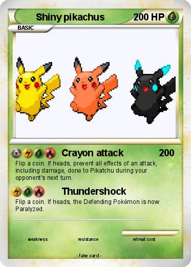 Pokemon Shiny pikachus