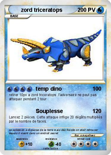 Pokemon zord triceratops