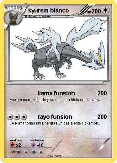 Pokemon kyurem blanco