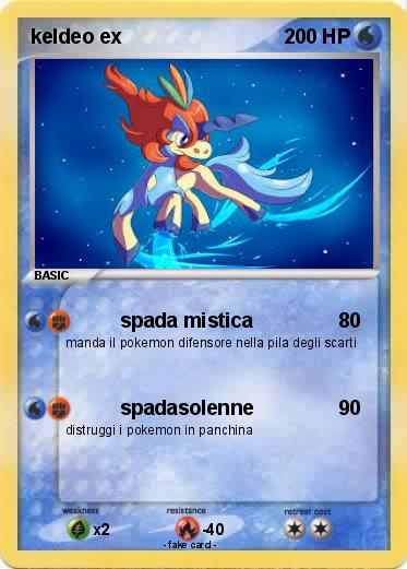 Pokemon keldeo ex