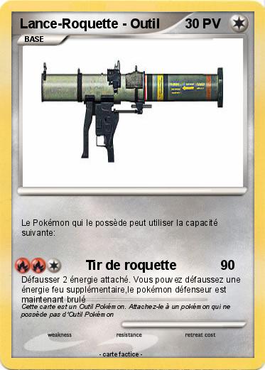 Pokemon Lance-Roquette - Outil