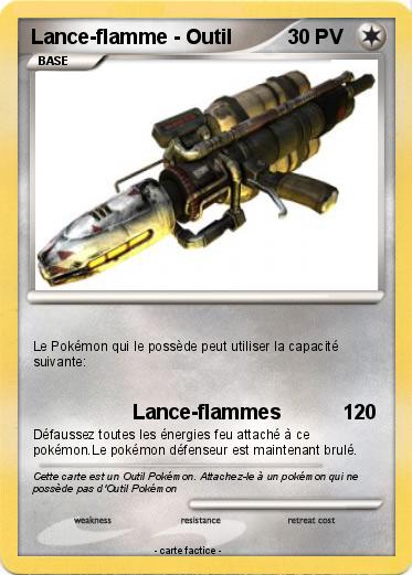 Pokemon Lance-flamme - Outil