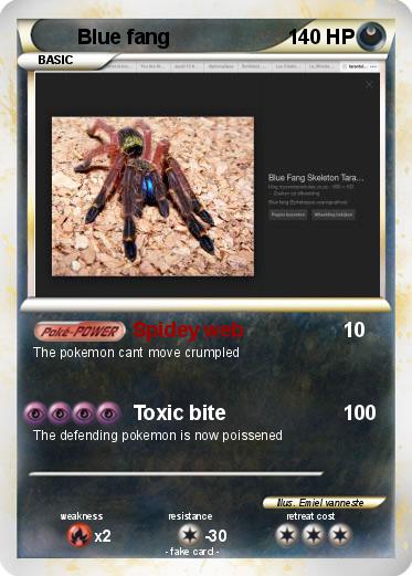 Pokemon Blue fang