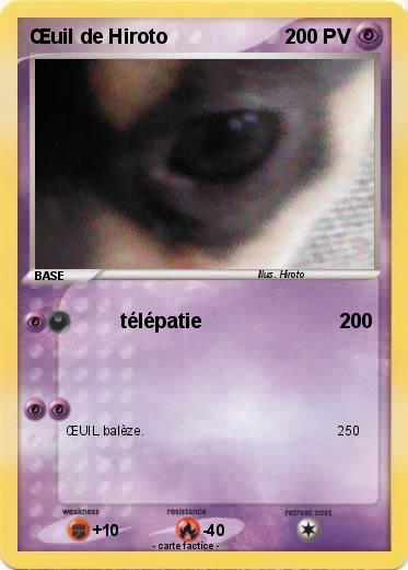 Pokemon Œuil de Hiroto