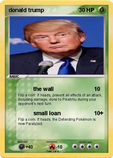 Pokemon donald trump