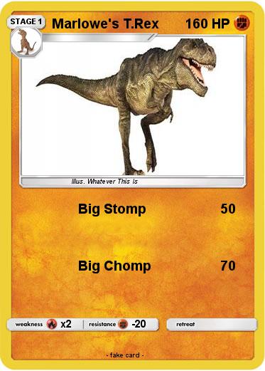 Pokemon Marlowe's T.Rex
