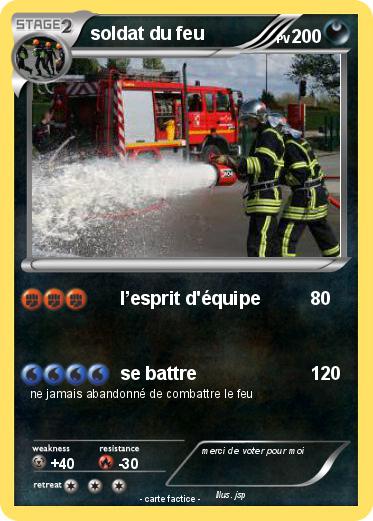 Pokemon soldat du feu