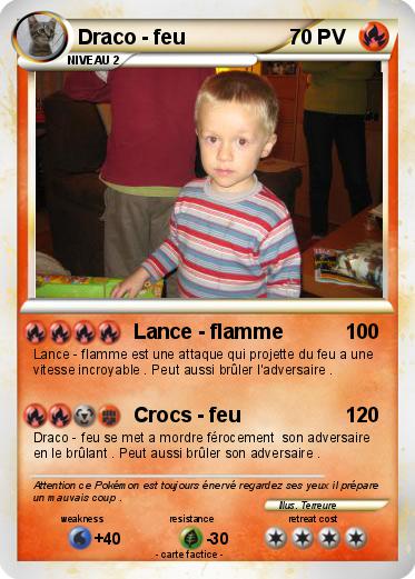Pokemon Draco - feu