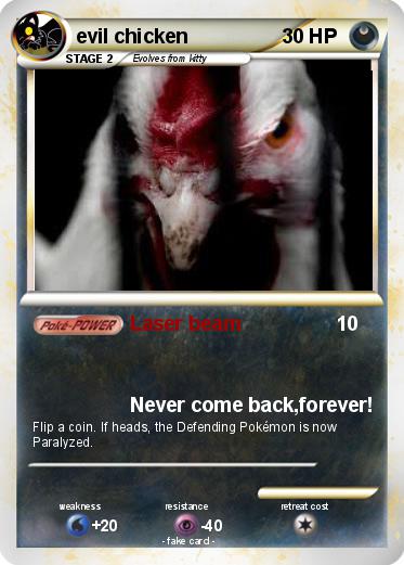 Pokemon evil chicken