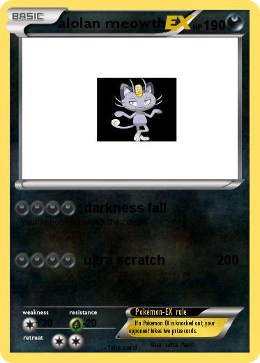 Pokemon alolan meowth