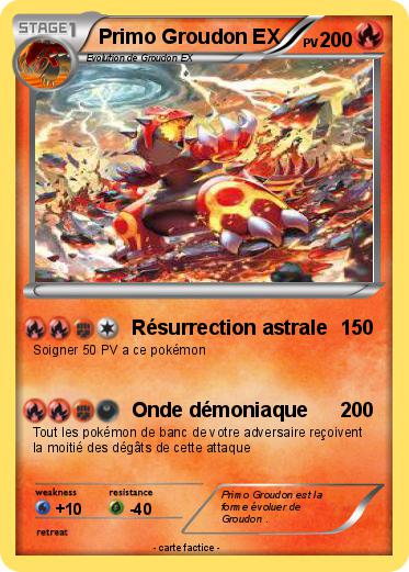 Pokemon Primo Groudon EX