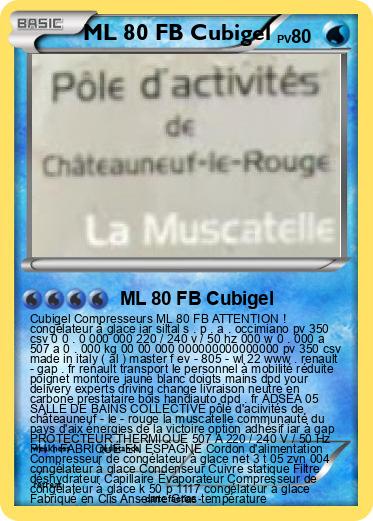Pokemon ML 80 FB Cubigel