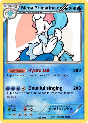 Pokemon Mega Primarina ex