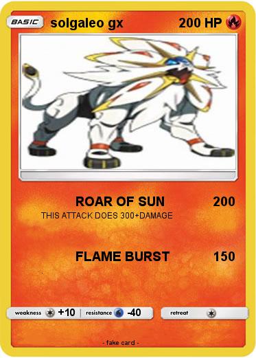 Pokemon solgaleo gx