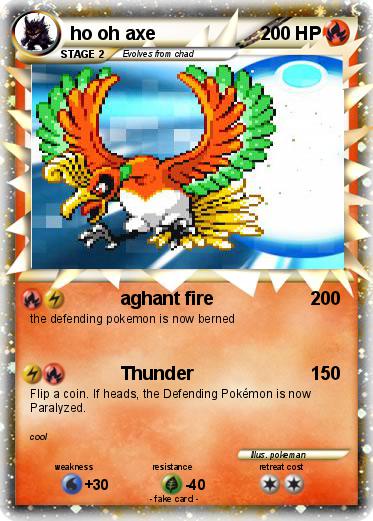 Pokemon ho oh axe