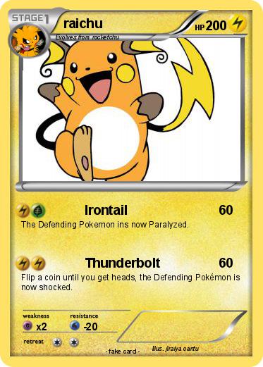 Pokemon raichu