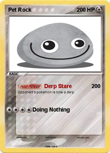 Pokemon Pet Rock