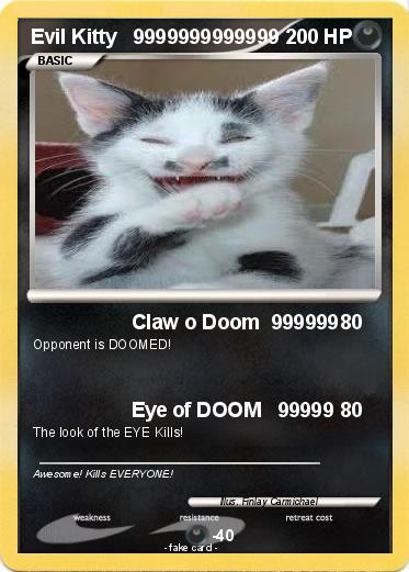 Pokemon Evil Kitty   9999999999999