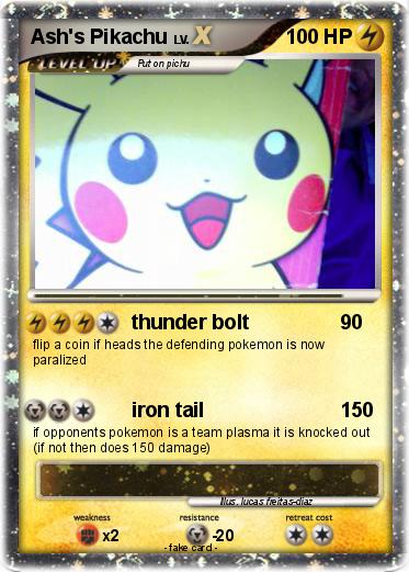 Pokemon Ash's Pikachu