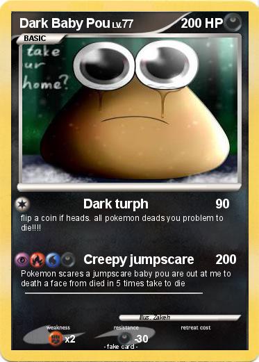 Pokemon Dark Baby Pou