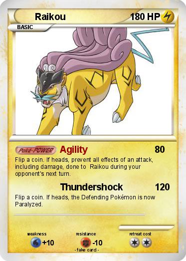 Pokemon Raikou