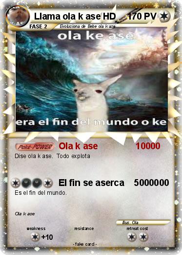 Pokemon Llama ola k ase HD