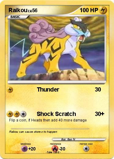 Pokemon Raikou