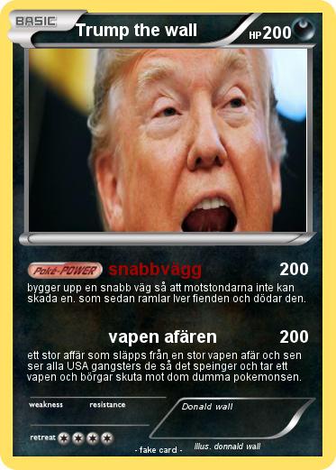 Pokemon Trump the wall