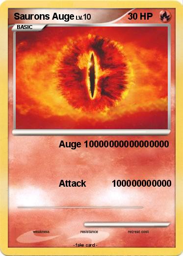 Pokemon Saurons Auge