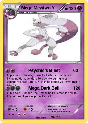 Pokemon Mega Mewtwo Y