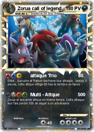Pokemon Zorua call of legend