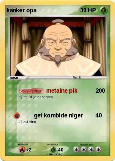 Pokemon kanker opa