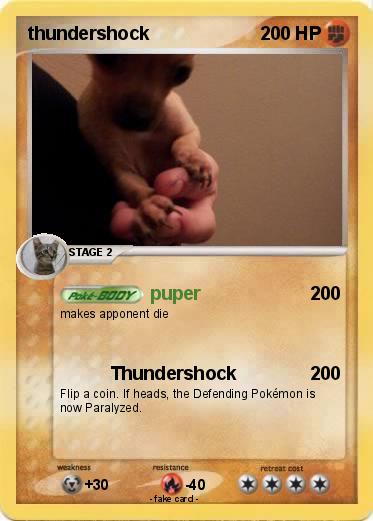 Pokemon thundershock