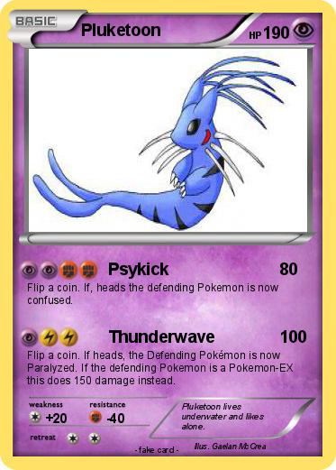 Pokemon Pluketoon