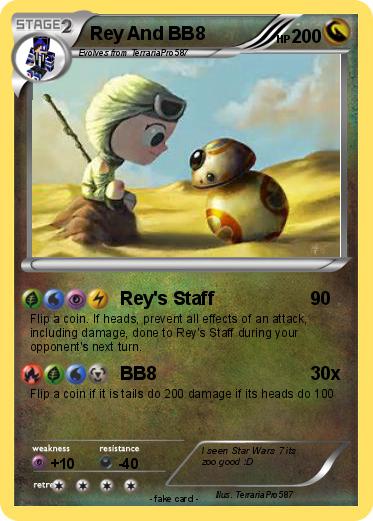 Pokemon Rey And BB8