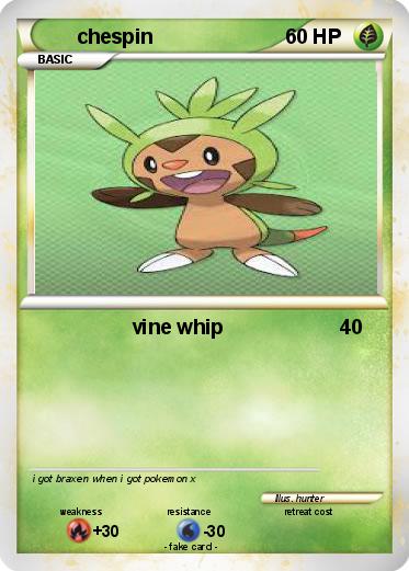 Pokemon chespin