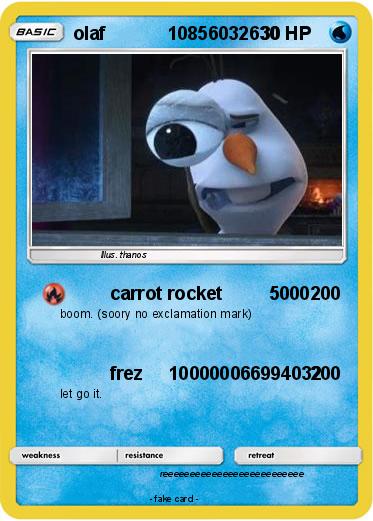 Pokemon olaf            10856032630