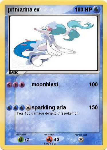 Pokemon primarina ex