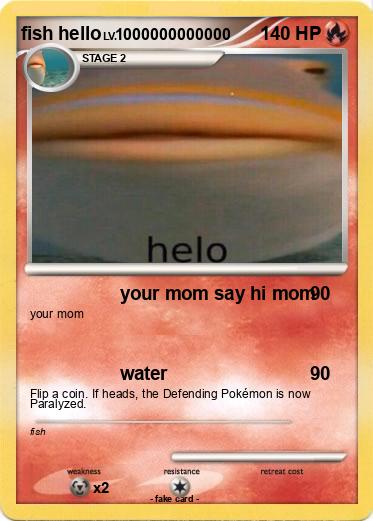 Pokemon fish hello