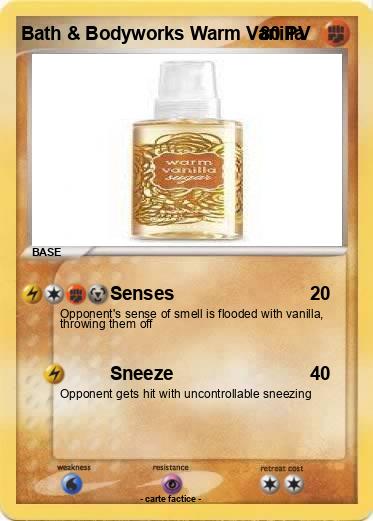 Pokemon Bath & Bodyworks Warm Vanilla