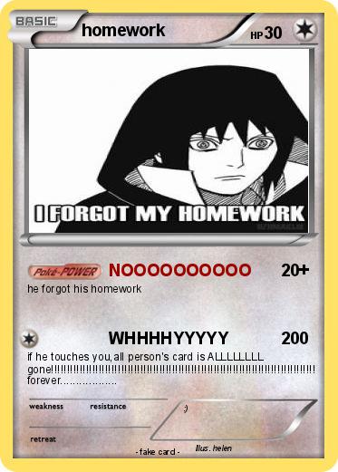 Pokemon homework