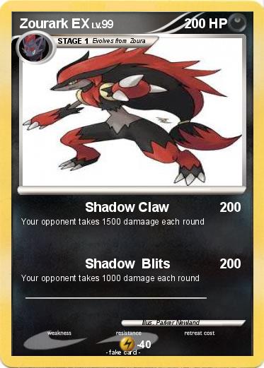 Pokemon Zourark EX