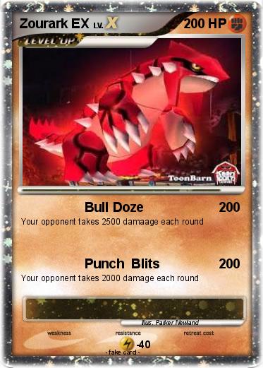 Pokemon Zourark EX