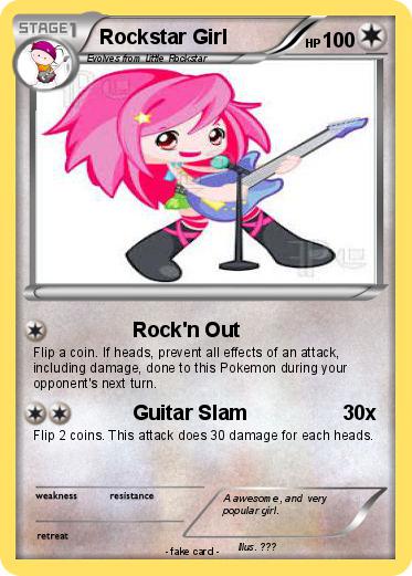 Pokemon Rockstar Girl