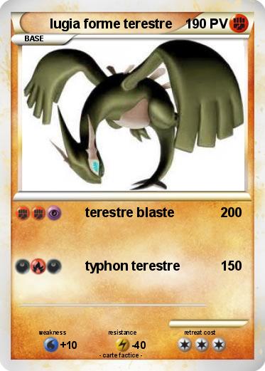 Pokemon lugia forme terestre