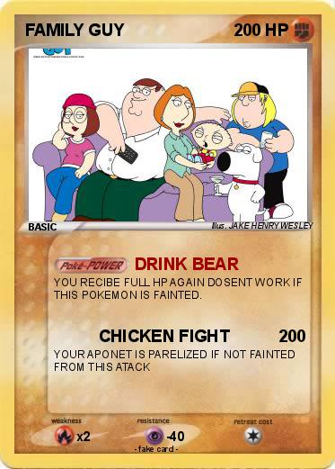 Pokemon FAMILY GUY