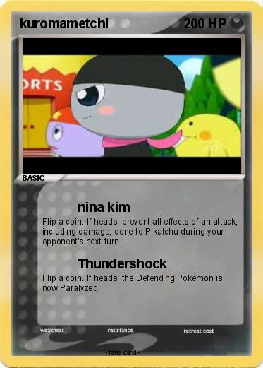 Pokemon kuromametchi