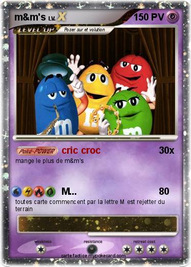 Pokemon m&m's