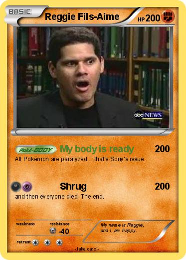 Pokemon Reggie Fils-Aime